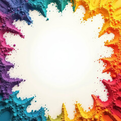 Obraz premium Holi Hues A Celebration of Love and Unity (5)