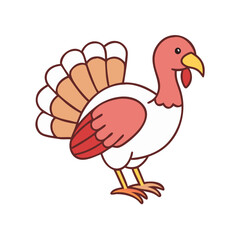 turkey thanksgiving icon, turkey thanksgiving vector illustration-simple illustration of turkey thanksgiving, perfect for turkey thanksgiving logos and icons