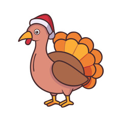 turkey thanksgiving icon, turkey thanksgiving vector illustration-simple illustration of turkey thanksgiving, perfect for turkey thanksgiving logos and icons