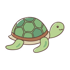 turtle icon, turtle vector illustration-simple illustration of turtle, perfect for turtle logos and icons