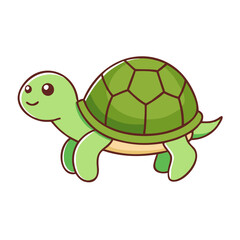 turtle icon, turtle vector illustration-simple illustration of turtle, perfect for turtle logos and icons