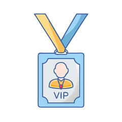 vip badge icon, vip badge vector illustration-simple illustration of vip badge, perfect for vip badge logos and icons