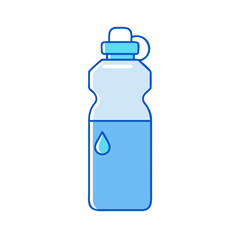 water bottle icon, water bottle vector illustration-simple illustration of water bottle, perfect for water bottle logos and icons