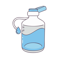 water flask icon, water flask vector illustration-simple illustration of water flask, perfect for water flask logos and icons