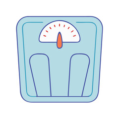 weight scale icon, weight scale vector illustration-simple illustration of weight scale, perfect for weight scale logos and icons