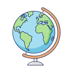 world globe icon, world globe vector illustration-simple illustration of world globe, perfect for world globe logos and icons