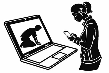 Animal Silhouette Collection  Couples, Mountains, Trees, and More Icons on White background.