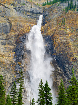mountain waterfall