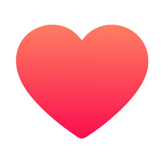 red heart icon transparent background png image