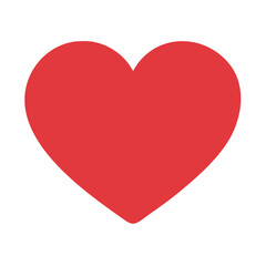 red heart icon transparent background png image