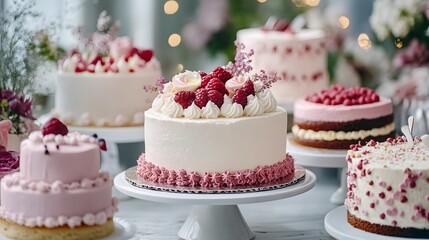 Artful Vegan Bakery Cake Display