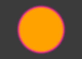 Abstract Radial Neon Gradient 1980's Vibes Number 01