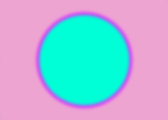 Abstract Radial Neon Gradient 1980's Vibes Number 02

