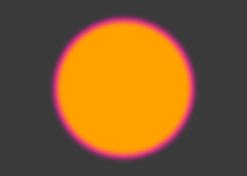 Abstract Radial Neon Gradient 1980's Vibes Number 01