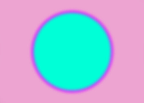 Abstract Radial Neon Gradient 1980's Vibes Number 02
