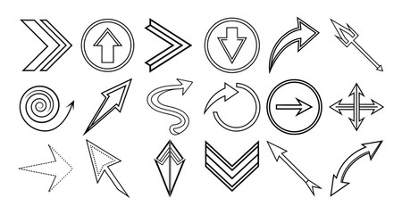 Vector Arrow Collection.