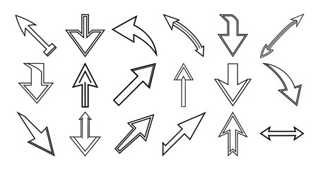 Vector Arrow Collection.