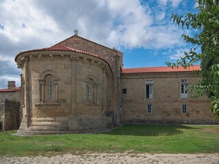 Monastery Santa Maria in Ferreira de Panton, Lugo, Galicia, Spain