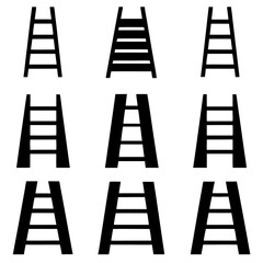  Simple Ladder Icons for Various Design 