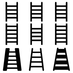  Simple Ladder Icons for Various Design 