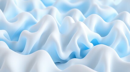 Obraz premium Abstract light blue wavy background.