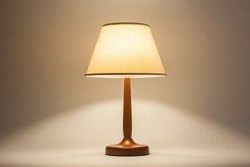 Sleek Night Lamp Standalone on White Background, Perfect for Interior Illumination and Stylish Decoration