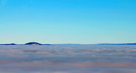 K&ouml;terbergkuppe im Hochnebel