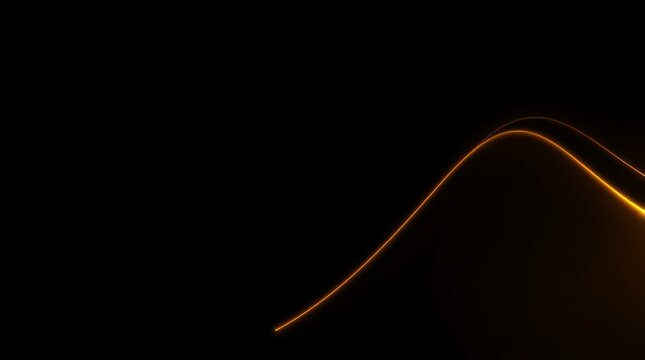 Neon golden gradient in upward-angled parallel lines against a textured black background. Moody, dramatic lighting; warm, soft tones; high contrast.  Elegant, refined, subtle movement. Photo of the Y