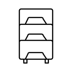 cupboard line icon