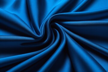 Obraz premium a close up of a blue fabric with a very large amount of folds