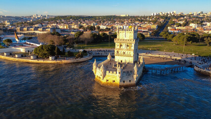Torre de belem Lisboa, monumento histórico, Rio tejo