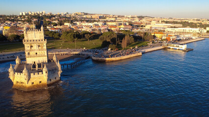 Torre de belem Lisboa, monumento histórico, Rio tejo