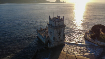 Torre de belem Lisboa, monumento histórico, Rio tejo