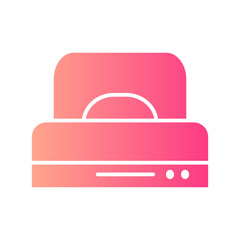bed gradient icon