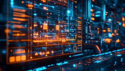 Fototapeta premium abstract background as concept for technology or data engineering