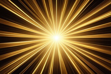 a close up of a yellow star burst on a black background