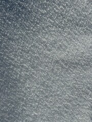 Traces on the flat and smooth surface of frozen snow