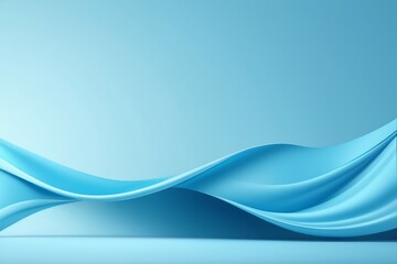 Fototapeta premium a close up of a blue background with a curved wave