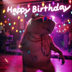 Capybara party.