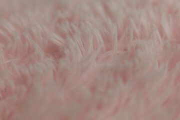 Fototapeta premium Close up of pink fur texture. Abstract background and texture for design.