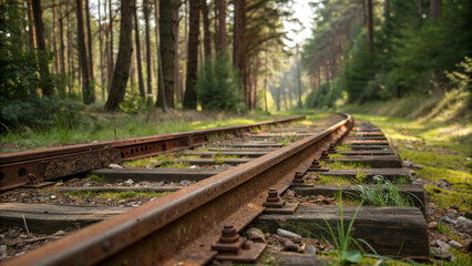 Fototapeta premium railroad tracks