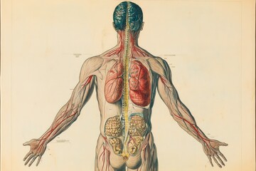 Anatomy Charts   Detailed and colorful diagrams depicting various systems of the human body, illustrating the complexity and functionality of our biological makeup.