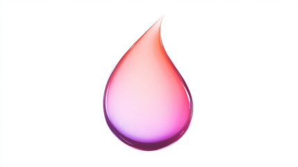 Obraz premium Colorful droplet representing creativity and fluidity in design trends. Generative AI