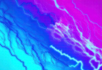 Lightning neon background texture
