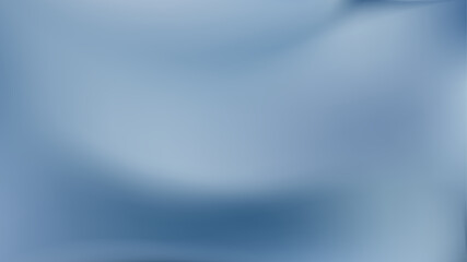 Abstract Blue Gradient Background. Smooth fluid waves