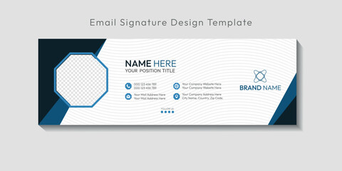 Modern And Minimal Email Signature Design Template