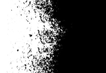 Obraz premium Black and white paints texture background brushes