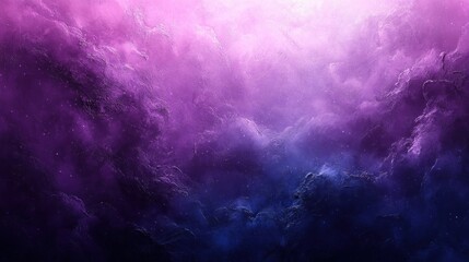 Fototapeta premium Ethereal cosmic landscape with vibrant purple and blue hues, suggesting a distant nebula in space
