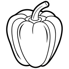 vector illustration of a pepper