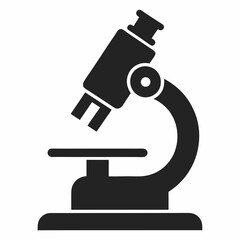 microscope isolated on white